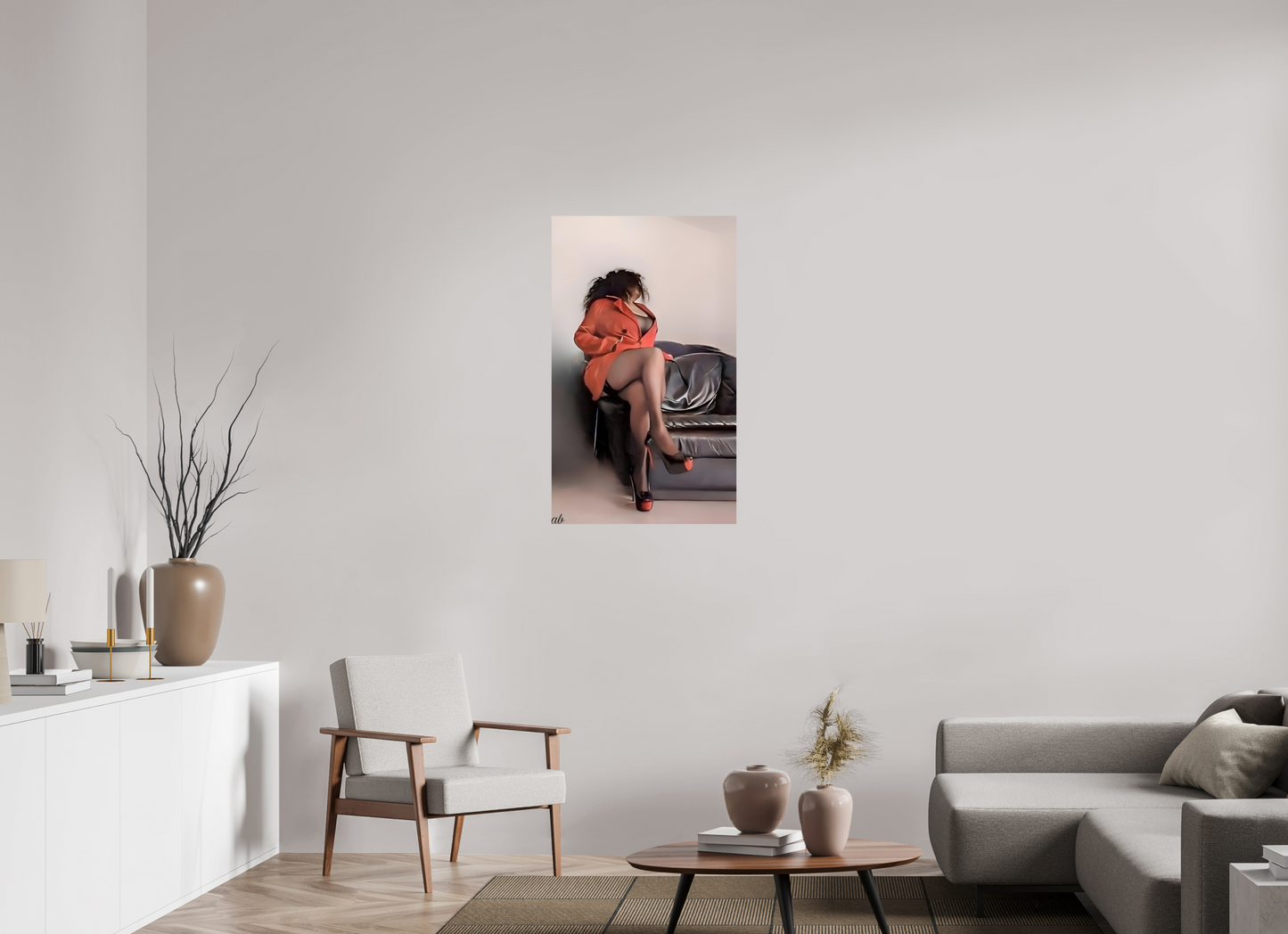 60 x 100 cm, Format Photo Le Secret Écarlate