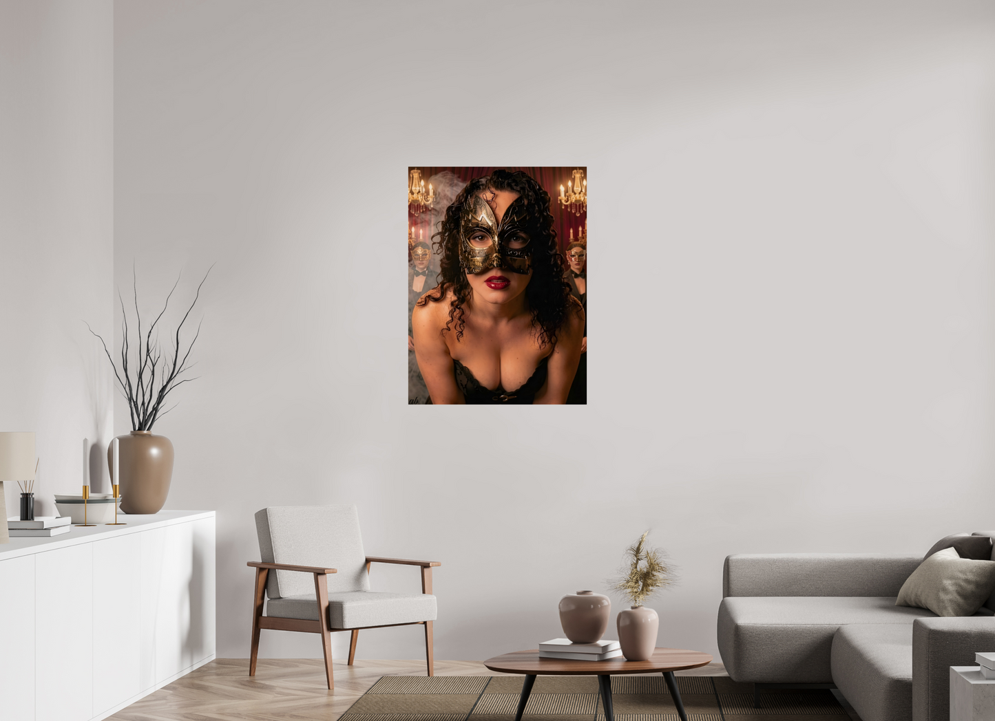 75 x 100 cm, Format Photo à encadrer soi-même Le Bal des Ombres