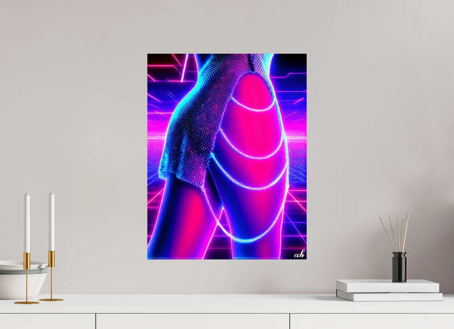 40 x 51,7 cm, Photo Print On Fuji Crystal DP II Neon Dream