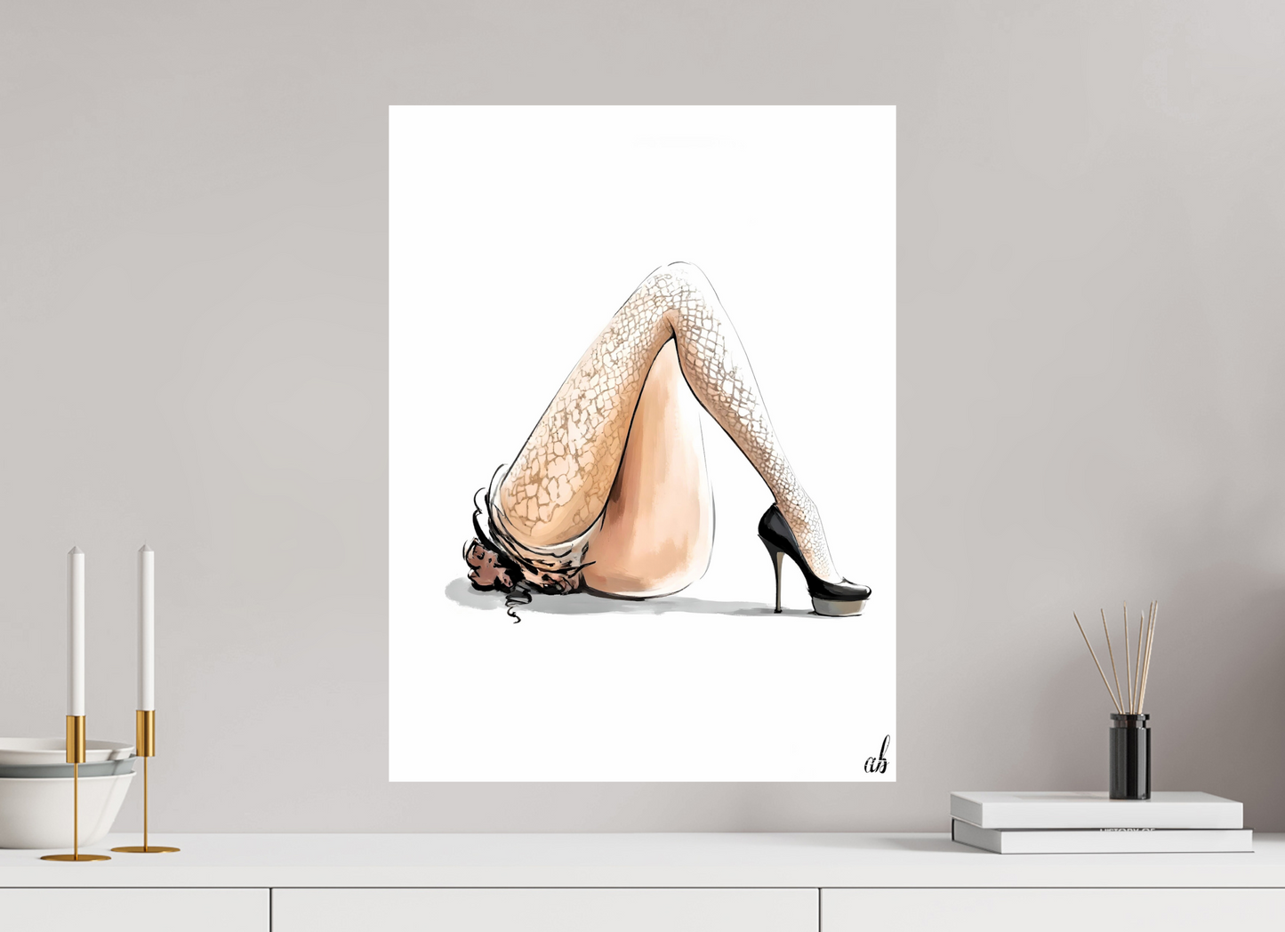 45 x 60 cm, Photo Print On Fuji Crystal DP II Lignes Sensuelles & Glamour