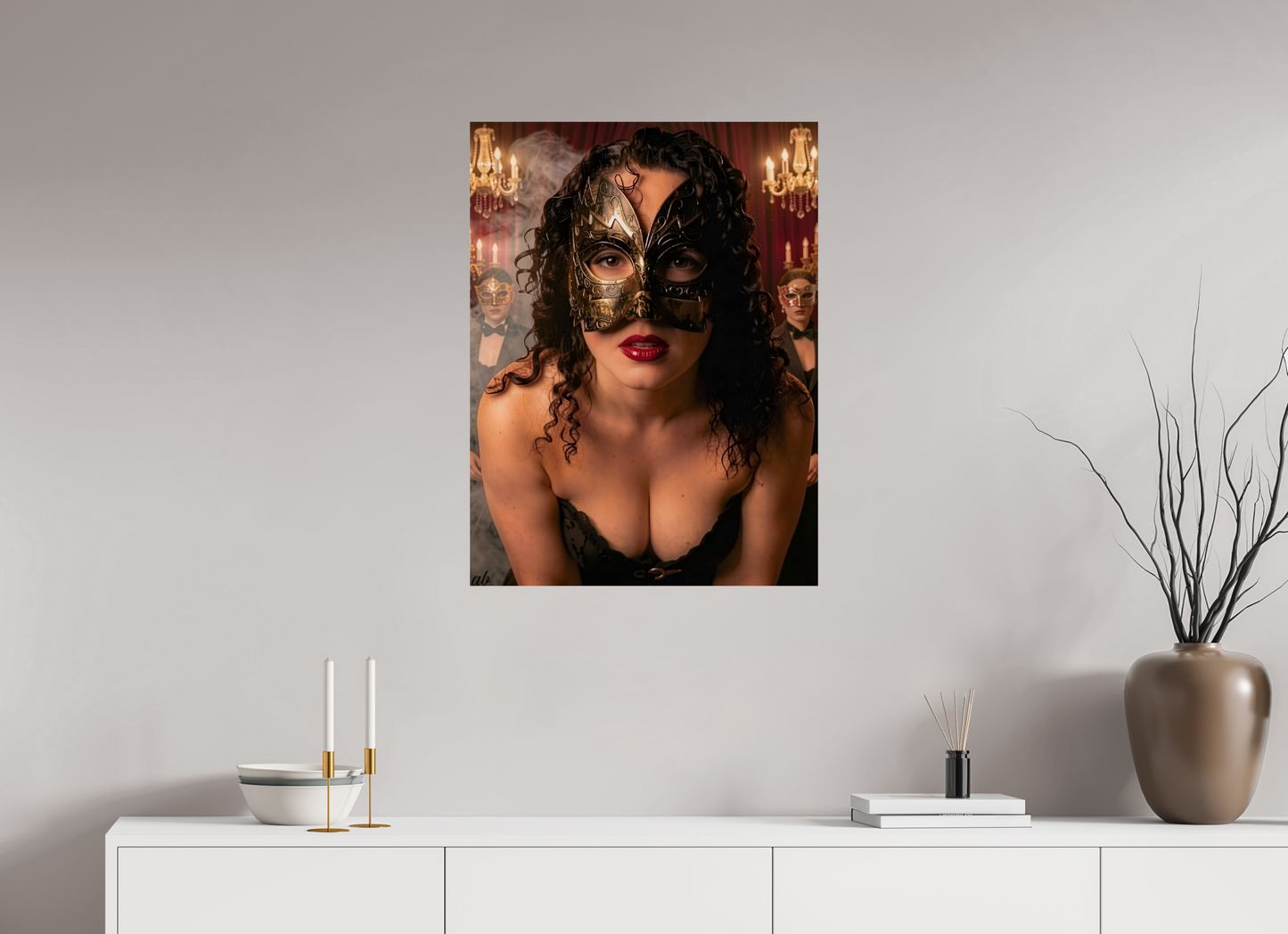 60 x 80 cm, Format Photo à encadrer soi-même Le Bal des Ombres