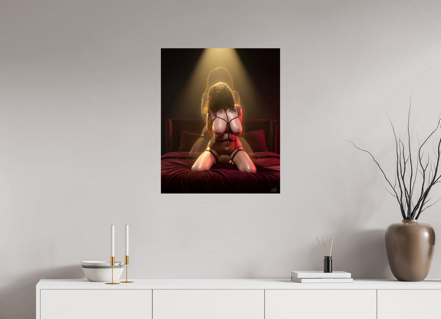 60 x 73,3 cm, Format Photo à encadrer soi-même L’Écho Secret du Désir
