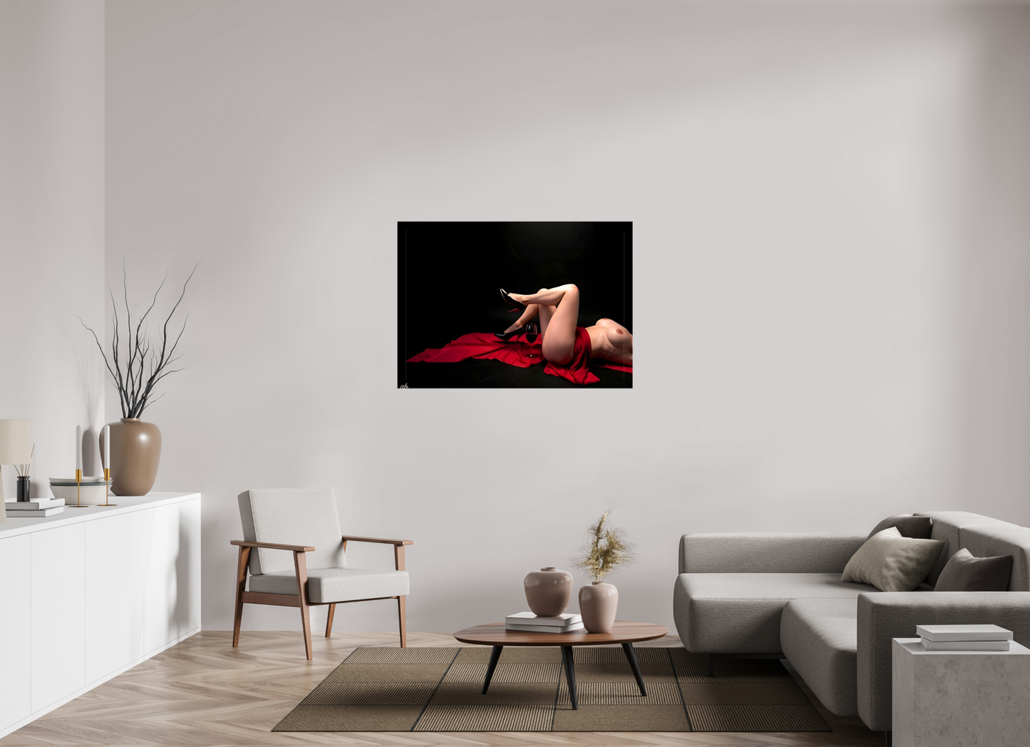 ISO A0 (118,9 x 84,1 cm), Toile brillante Velours et Vertige