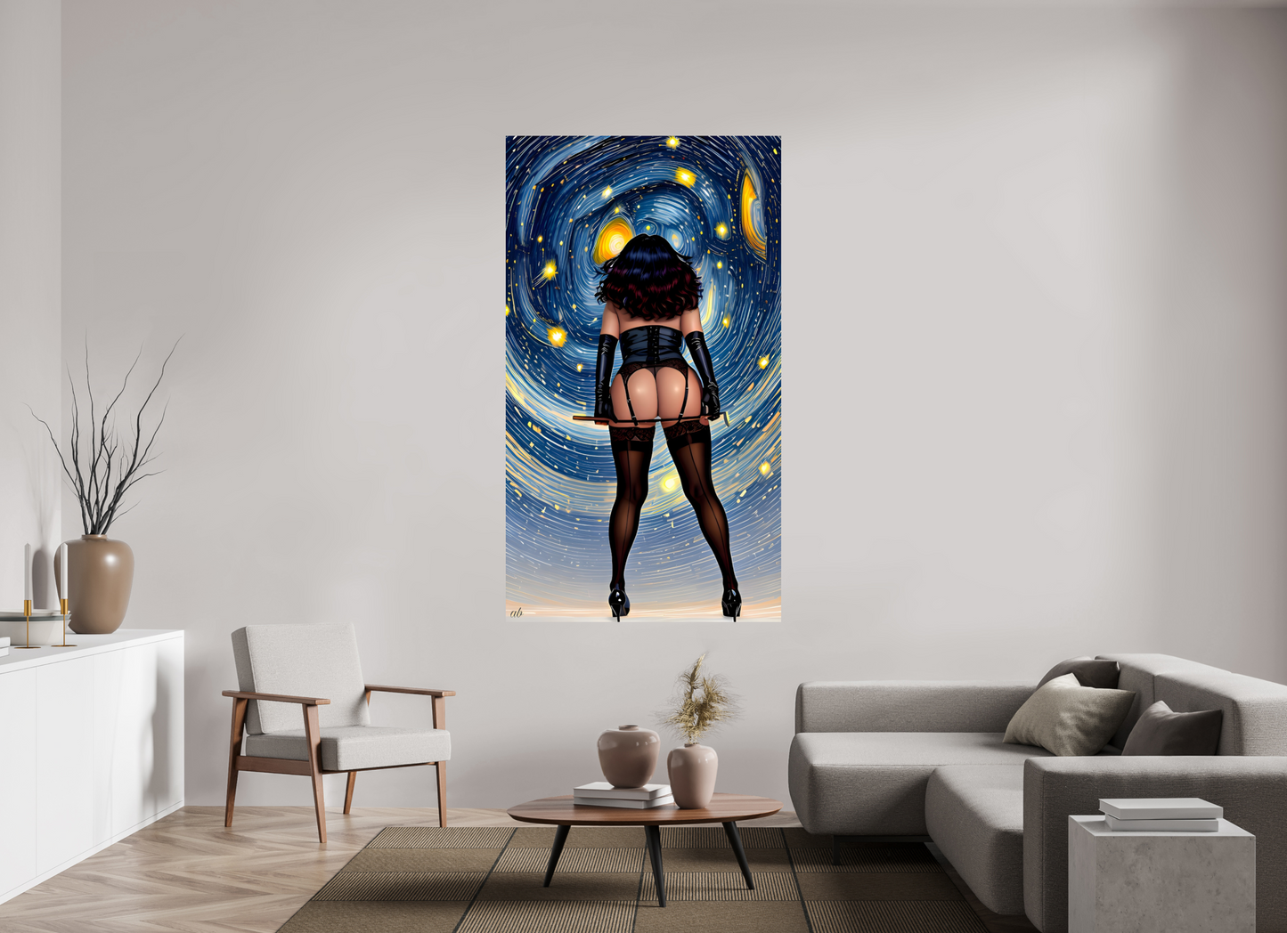 110 x 194,2 cm, Format Photo La Dame des Étoiles