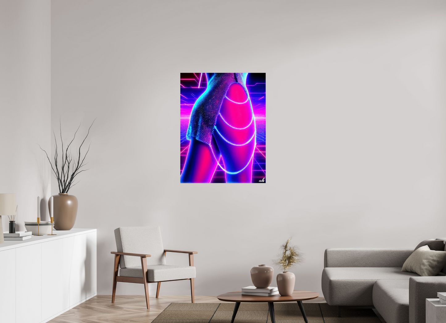 80 x 103,5 cm, Photo Print On Fuji Crystal DP II Neon Dream