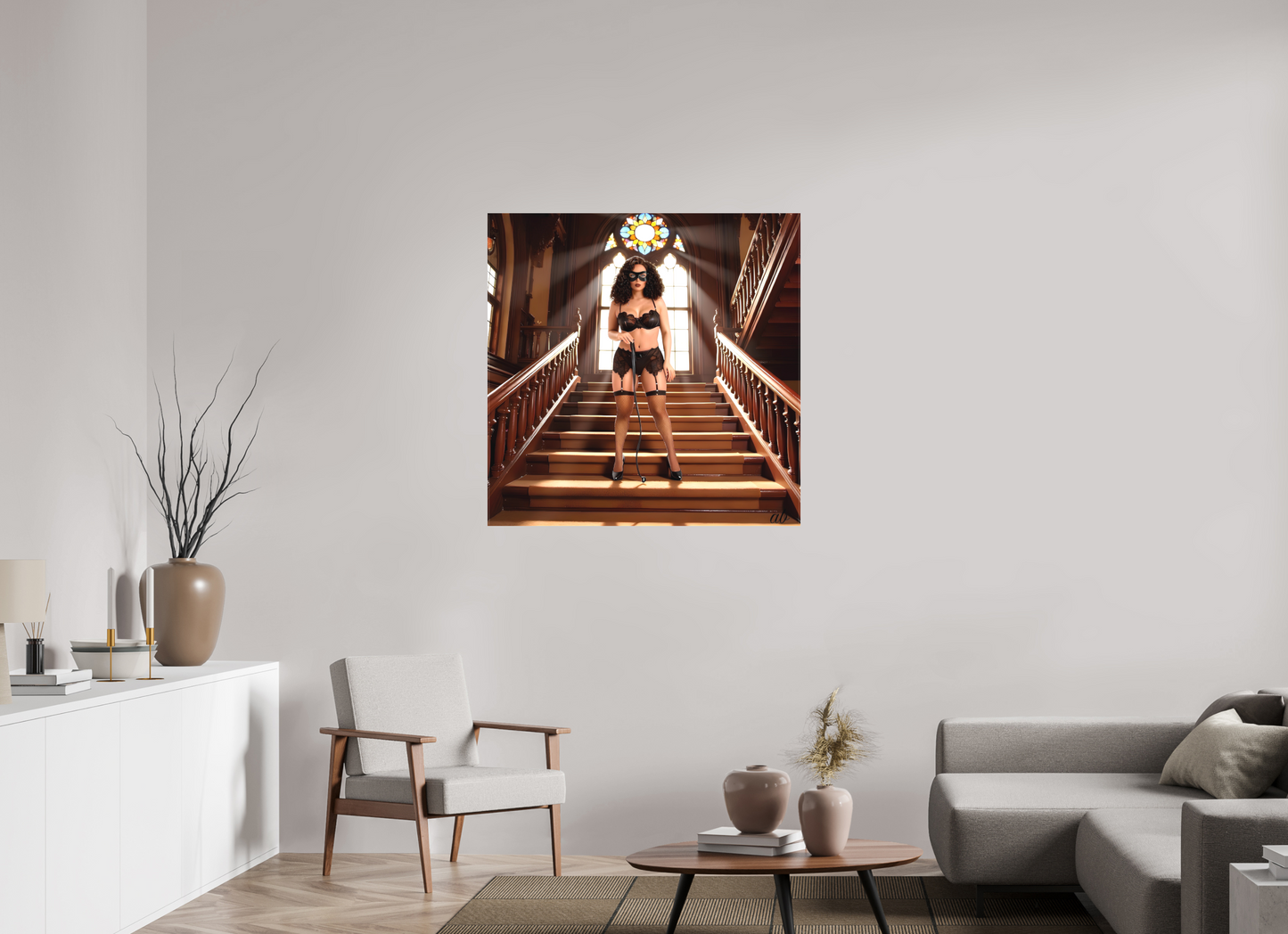 100 x 100 cm, Toile textile Rituel I