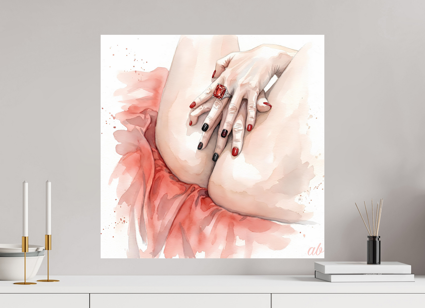 60 x 60 cm, Format Photo à encadrer soi-même Le Secret de la Peau
