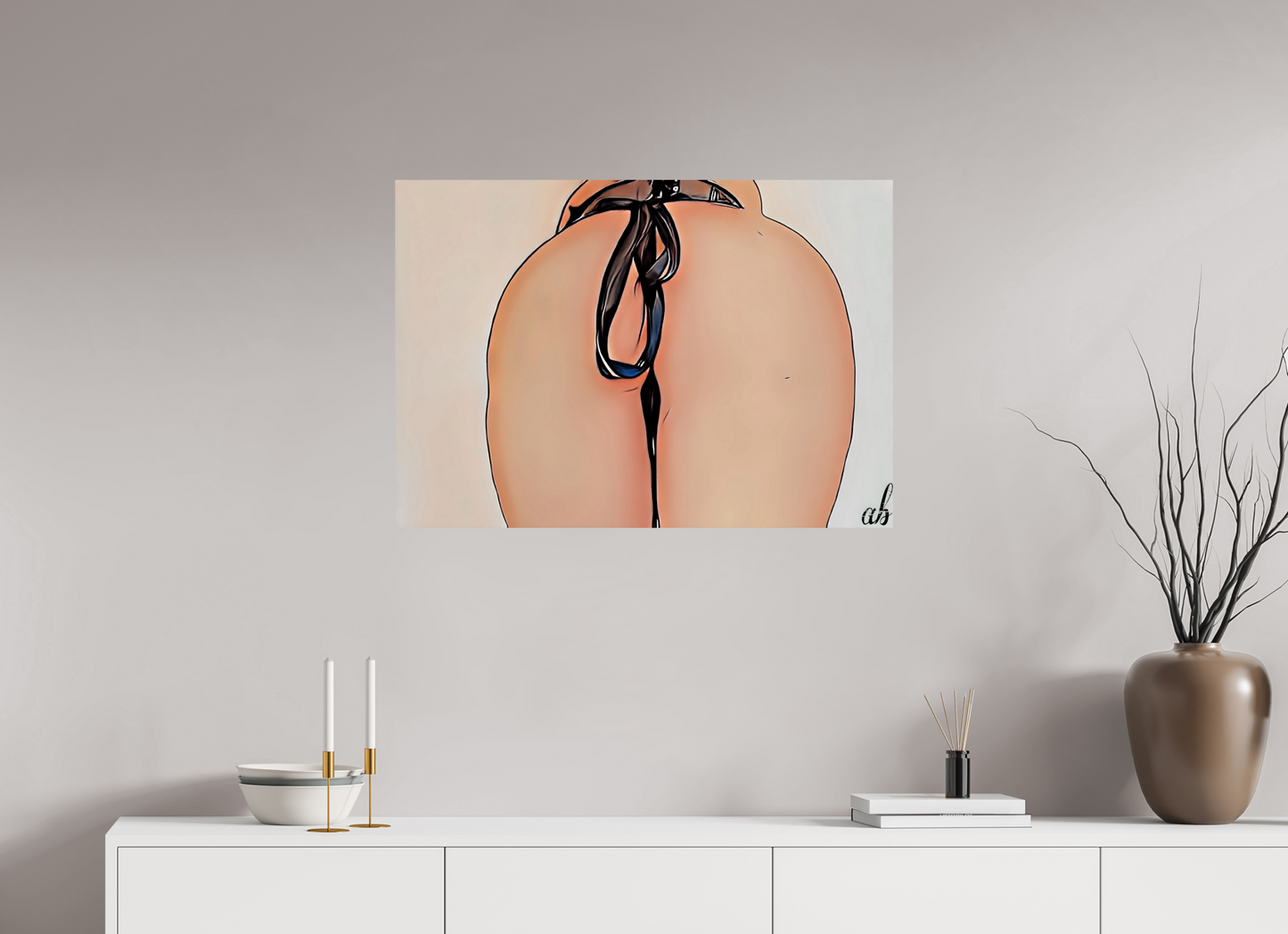 85,8 x 60 cm, Photo Print On Fuji Crystal DP II Dos a l'envie