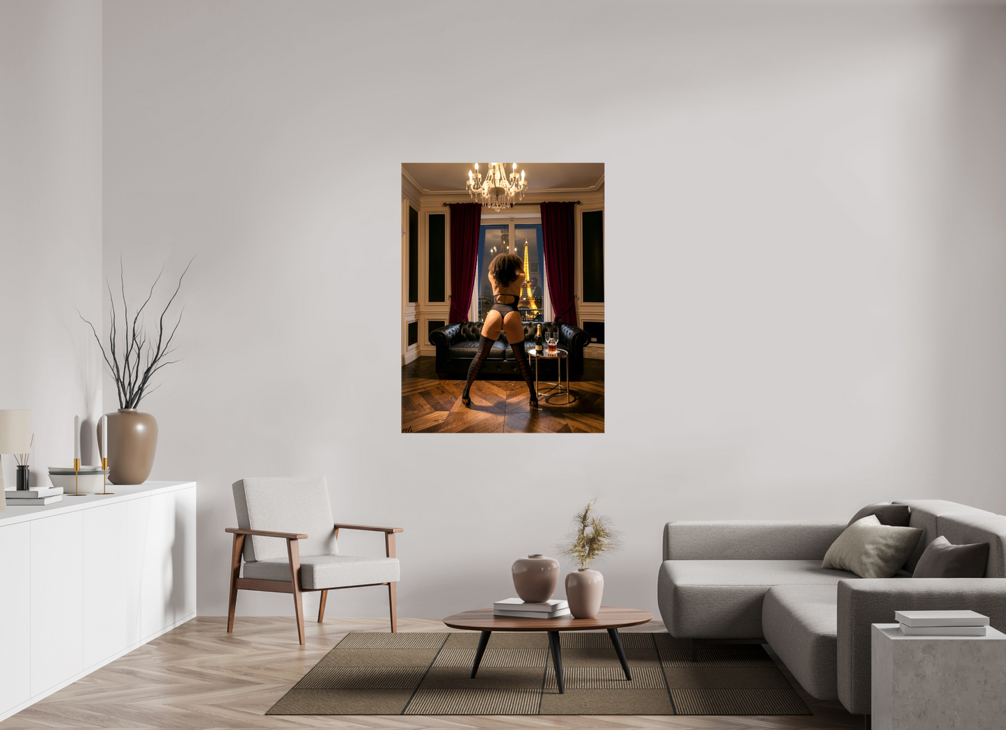 105 x 140 cm, Toile brillante Les Nuits Privées